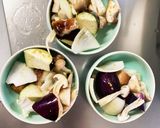 根菜茄子コク旨甘酸っぱ炒め味温野菜サラダ作り方12写真