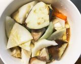根菜茄子コク旨甘酸っぱ炒め味温野菜サラダ作り方15写真