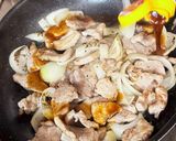 お肉の焼肉のタレ炒め作り方4写真