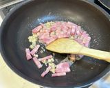 ほうれん草とベーコンのガリバタソテー作り方1写真
