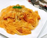 韓国風ロゼパスタ作り方6写真