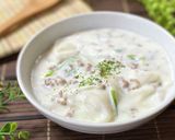 ひき肉とピーラー大根のクリーム煮作り方8写真