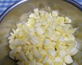 ズボラさん向け炊飯器でりんごシフォン作り方1写真