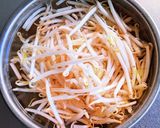 豚しゃぶもやしの醤油ラーメン作り方1写真