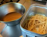 コンソメ漬けの麺からコーンマヨパスタ作り方7写真