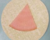 三角餃子、応用編、ハム&チーズ作り方1写真