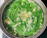 菊菜のかき玉汁作り方6写真