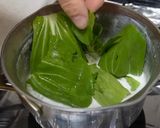 鶏肉とチンゲン菜のクリームスープ作り方4写真