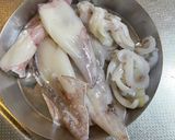 イカの墨煮作り方1写真