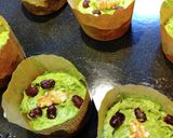 甘納豆・胡桃入り濃厚抹茶マフィン美味作り方6写真