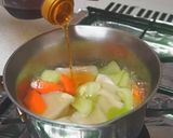 野菜たっぷり中華スープの水餃子作り方3写真