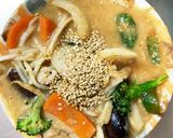 レンジもやし入きな粉味噌醤油味甘酢酢豚作り方17写真