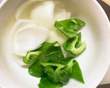 簡単きな粉梅ドレ味豚こま大根青椒肉絲風作り方5写真