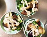 簡単きな粉梅ドレ味豚こま大根青椒肉絲風作り方10写真