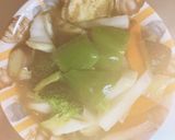 簡単きな粉梅ドレ味豚こま大根青椒肉絲風作り方13写真