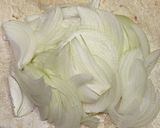 簡単・牛バラ肉と玉ねぎの甘辛炒め作り方1写真