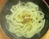 山かけ塩昆布うどん作り方2写真