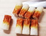 サッと出来るちくわの2種巻きおかず作り方1写真