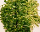 トマトと豆苗の海苔炒め作り方1写真