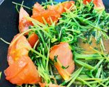 トマトと豆苗の海苔炒め作り方6写真