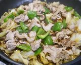 簡単！ポン酢回鍋肉作り方5写真