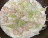 鶏胸肉と白菜の簡単クリーム煮作り方9写真