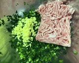 小松菜と刻み生姜の餃子作り方3写真