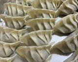 小松菜と刻み生姜の餃子作り方4写真
