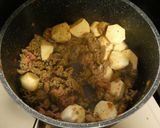 牛肉と里芋のスパイスカレー作り方5写真