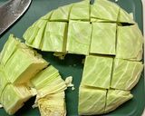 有名店直伝　キャベツの切り方作り方5写真