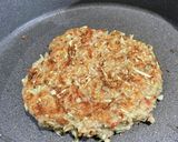 オートミールのお好み焼き作り方4写真