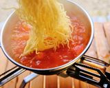 チリ☆トマトラーメン 【キャンプ飯】作り方4写真
