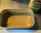 漬け鶏と舞茸の胡麻和えパスタ作り方1写真