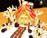 お菓子の家☆かわいいクリスマスケーキ作り方10写真