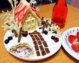 お菓子の家☆かわいいクリスマスケーキ作り方11写真