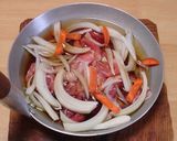 だしのうまみとしょうゆ系のうまみで他人丼作り方3写真