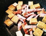 白菜と厚揚げのコーンクリーム仕立て作り方3写真