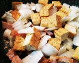 白菜と厚揚げのコーンクリーム仕立て作り方4写真