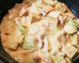 白菜と厚揚げのコーンクリーム仕立て作り方9写真