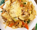 お一人様！市販の焼きそばをきな粉でコク旨作り方2写真