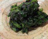 某胡麻団子で作るほうれん草の胡麻和え作り方4写真