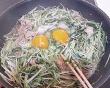 ☆大量消費☆水菜の卵炒め作り方3写真