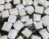 簡単！サクサク♪揚げ餅おかき＊切り餅救済作り方4写真