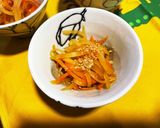 青パパイヤと人参のきんぴら風作り方5写真