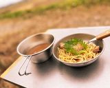 漬け鶏と舞茸の胡麻和えパスタ作り方8写真