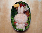 キャラ弁☆ちいかわ　うさぎのお弁当作り方2写真