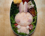 キャラ弁☆ちいかわ　うさぎのお弁当作り方3写真