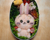 キャラ弁☆ちいかわ　うさぎのお弁当作り方4写真