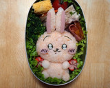 キャラ弁☆ちいかわ　うさぎのお弁当作り方5写真