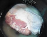 鶏肉とごぼうの味噌炊き込みご飯作り方3写真